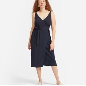 💥Everlane Japanese Weave Sleeveless Wrap Dress💥